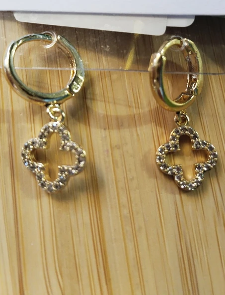 Monalisa Home Gold Renk Lüks Gösterişli Figürlü Küpe ürün görseli 1