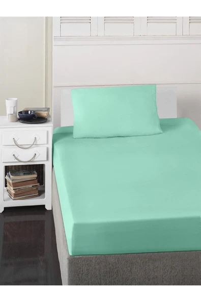 Özcan Tasarım %100 Pamuk Tek Kişilik Lastikli Çarşaf Takımı - Tek Kişilik Çarşaf Seri - Resim 3