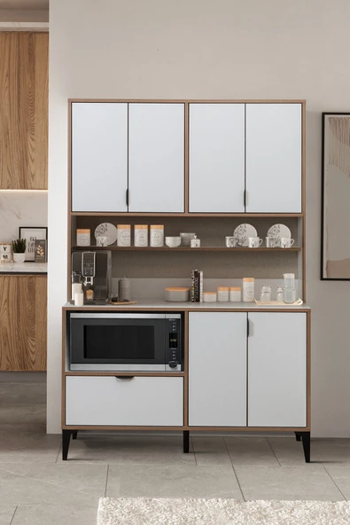 SARMOBİ Arden 7 Kapaklı Kahve Köşesi , Çok Amaçlı Dolap ürün görseli