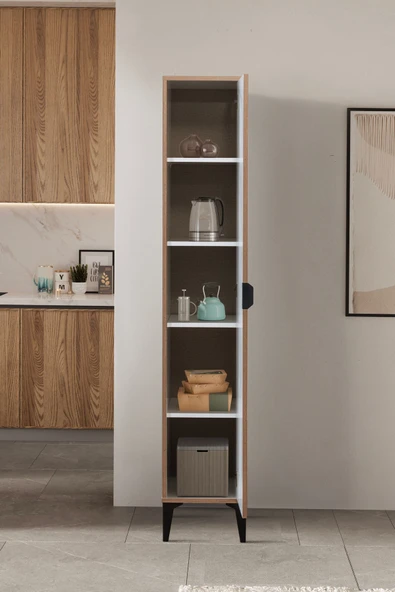 SARMOBİ Arden Tek Kapaklı Çok Amaçlı Dolap - Resim 3