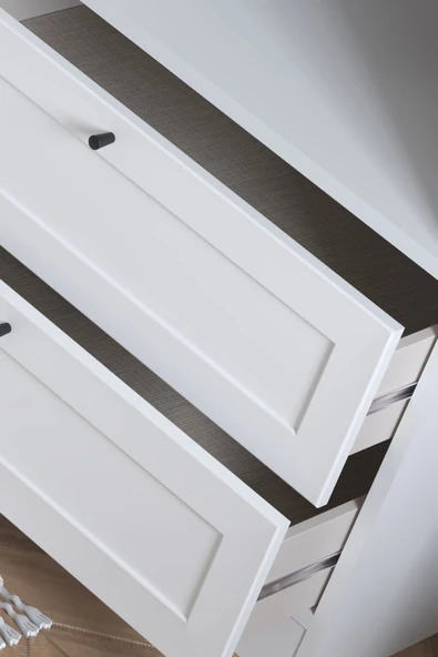 SARMOBİ Terra 4 Kapaklı 2 Çekmeceli Dolap - Resim 7