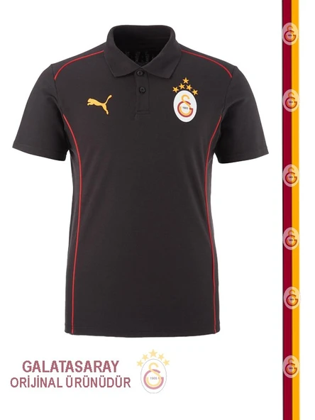 Galatasaray Orijinal Puma A Takım 5 Yıldız Polo T-Shirt ürün görseli 1
