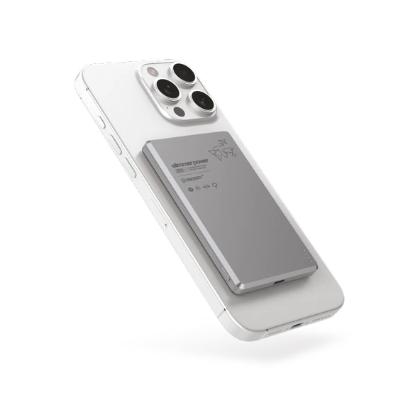 IBERRY WİM25 5000 mAh GREY WIRELESS AİR SLİM POWERBANK