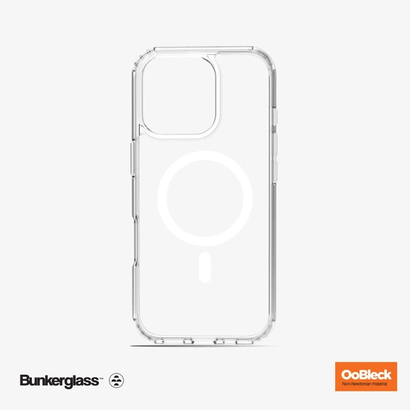 BUNKERGLASS 15 MAGSAFE UYUMLU ŞEFFAF KILIF