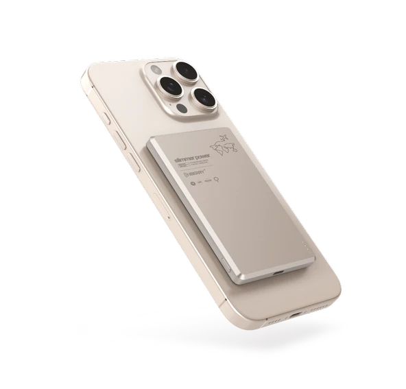 IBERRY WİM25 5000 mAh ROSE WIRELESS AİR SLİM POWERBANK - 1