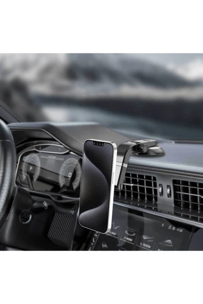 İBERRY MAGDESK MAS1 ARAÇ İÇİ MANYETİK TELEFON TUTUCU - 3