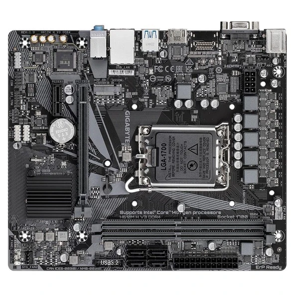 GIGABYTE H610M H v3 DDR4 HDMI PCIE 4.0 1700p mATX - 4