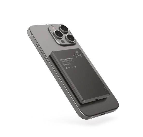 IBERRY WİM25 5000 mAh BLACK WIRELESS AİR SLİM POWERBANK