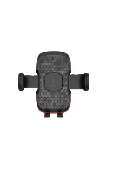 IBERRY PAW T1 KIRMIZI KLİPSLİ SÜPER ADAPTATİF ARAÇ İÇİ TELEFON TUTUCU - 3