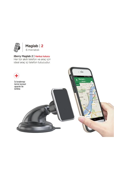Maglab 2 Araç İçi Telefon Tutucu (6 N45 Neodiyum Mıknatıs) - 2