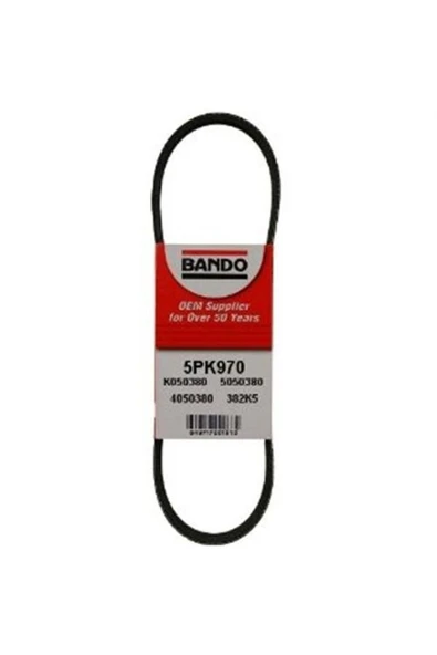 Bando 970 K 5 Kanallı Kayış Dkş Slx Hidr.direk-albea-tmpr-tıpı-uno 1.6 16v Klimalı-cor - 1