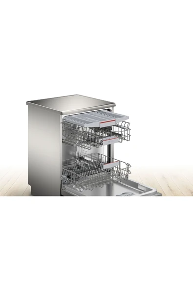 BOSCH Serie 4 Solo Bulaşık Makinesi 6 Prog. 60 cm Gümüş Inox - Resim 3