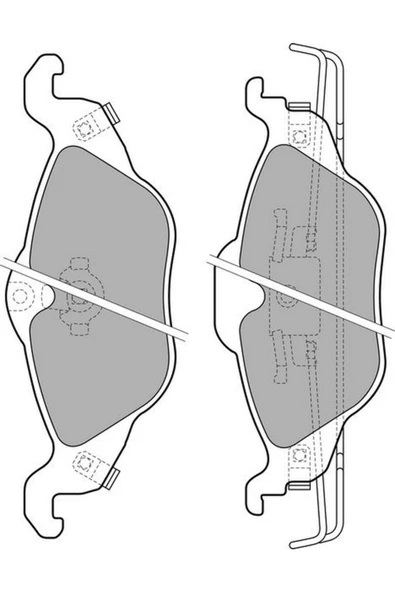 DELPHİ Fren Balatası Ön [ Opel Astra G (z16xe/z16xep) 1998- ] - Resim 2