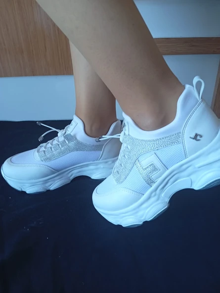 Kadın Spor Ayakkabı Beyaz Renk - 12