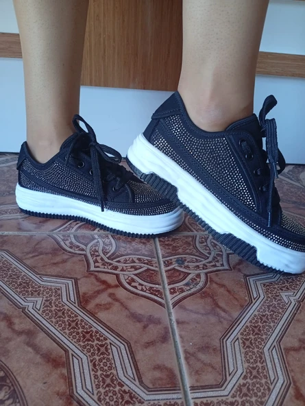 Kadın Spor Ayakkabı Siyah Renk