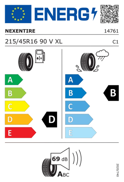 215/45R16 90V XL Nexen N'Fera SU1 2023 Yaz Lastiği - Resim 2