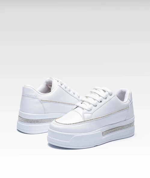 Kadın Spor Ayakkabı Beyaz Renk - 12