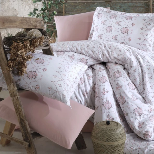 Ranforce Nev Takımı Çift Kişilik Krista V1 Pudra - Resim 2