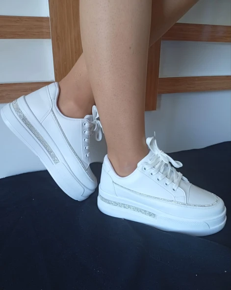 Kadın Spor Ayakkabı Beyaz Renk