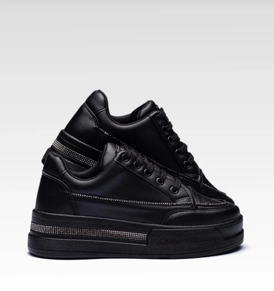 Kadın Spor Ayakkabı Siyah Renk - 18