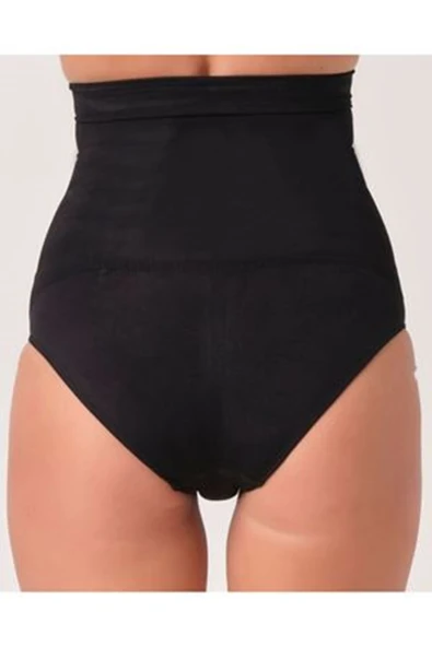 Siyah Kadın Dikişsiz Slip Korse - 2