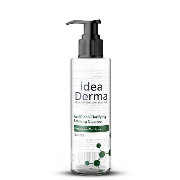 İdea Derma AcniClean Clarifying Foaming Cleanser 200 ml ürün görseli