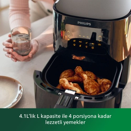 Philips Essential 4.1 lt. Yağsız Fritöz - Resim 5