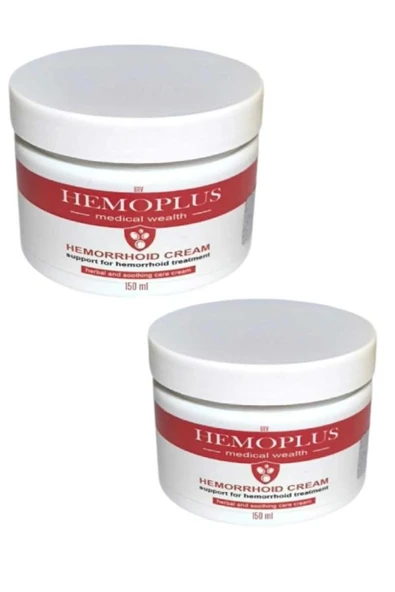 Hemoplus Hemo.roid Yanma Ve Sızı Masaj Bakım Kremi 150 ml X 2 Adet ürün görseli 1