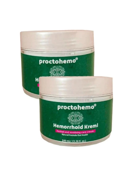 Proctohemo Hem.oroid Sızı Akıntı Şişlik Masaj Bakım Kremi 100 ml 2 Adet ürün görseli 1