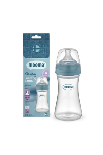 Biberon Anti Kolik Biberon 250 ml Kapaklı Biberon 0 - 6 Ay (Yavaş Akış) - Resim 5