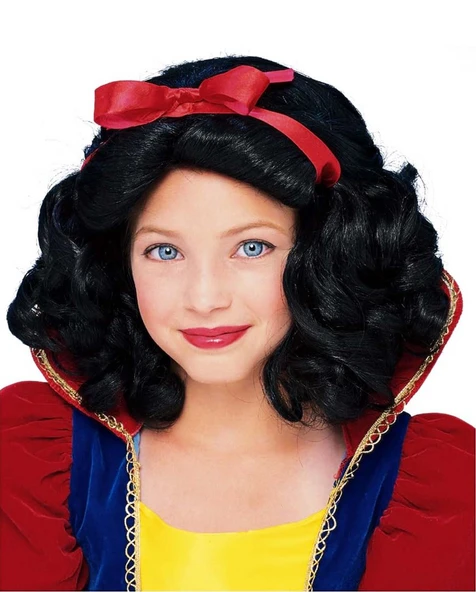 Pamuk Prenses Peruğu Kırmızı Fiyonklu ürün görseli 1