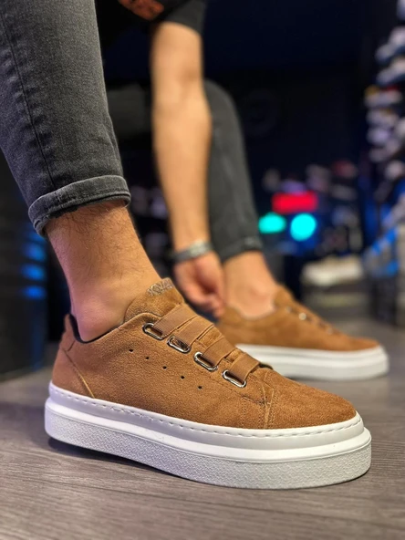 Günlük Ayakkabı Taba Süet - Resim 2