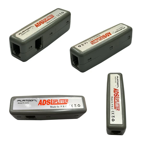 ADSL Splitter telefon modem ayırıcı adsl splitter adaptörü - Resim 5