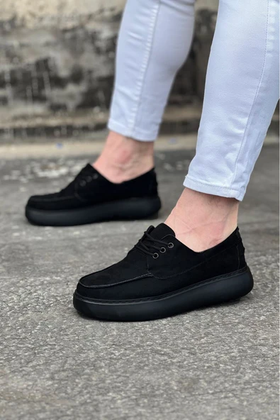 Kömür Süet Ortopedik Taban Erkek Casual Ayakkabı ürün görseli 1