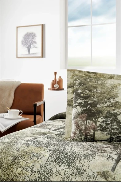 Özdilek Çift Kişilik Ranforce Nev Takımı Tanne Yeşil - Resim 2