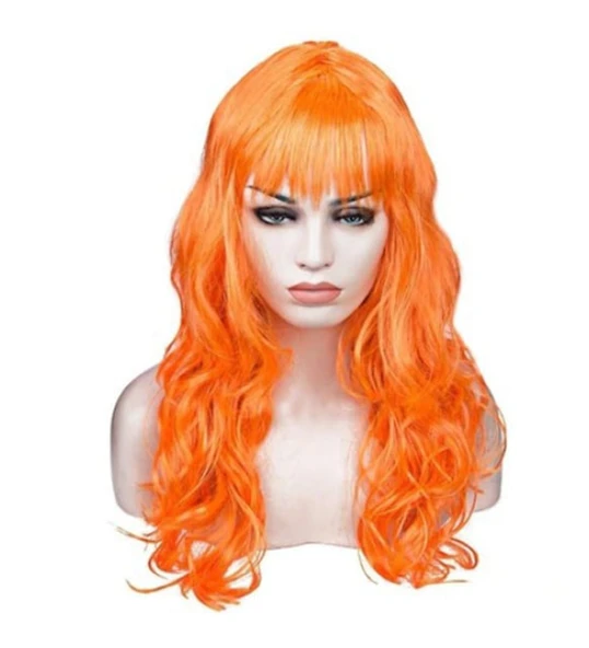 Tcu Renk Astarlı Dalgalı Kesim Parti Peruğu - Resim 2