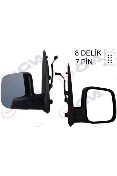 ünlü oto DIŞ DİKİZ AYNASI SAĞ FIORINO-BIPPER-NEMO 07 ELEKTRİKLİ ISITMALI SENSÖRLÜ ASTARLI KONVEKS 7 Fİ GNZRZ ürün görseli