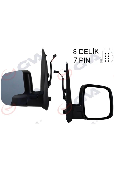 ünlü oto DIŞ DİKİZ AYNASI SAĞ FIORINO-BIPPER-NEMO 07 ELEKTRİKLİ ISITMALI SENSÖRLÜ ASTARLI KONVEKS 7 Fİ GNZRZ - Resim 2