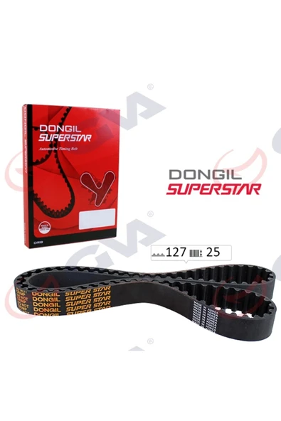 ünlü oto TRİGER KAYIŞI 127x254 DAEWOO CHEVROLET AVEO KALOS LACETTI NUBIRA 1.4-1.6 16V 03 Uyumlu - Resim 2