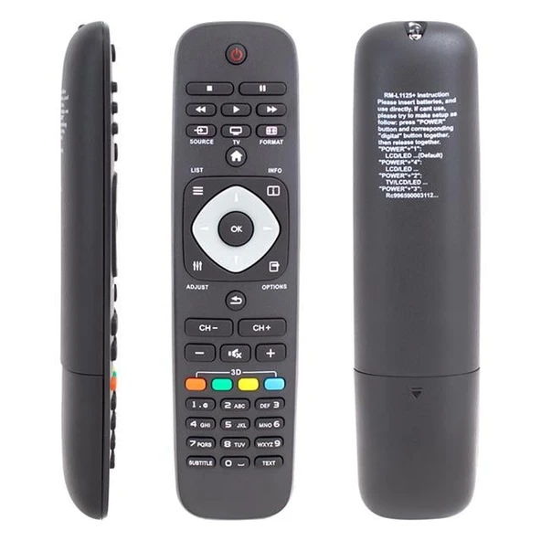 Philips 3D Tuşlu Lcd-Led Tv Kumanda RM-L1125+ ürün görseli