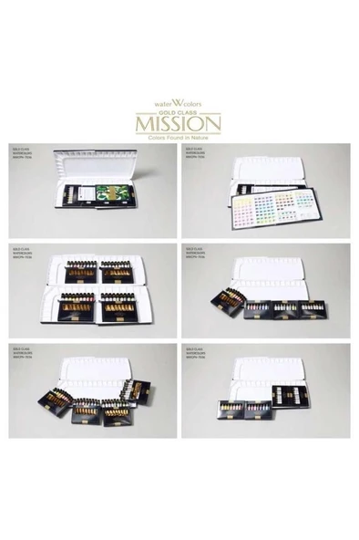 Mijello Mission Gold Class Suluboya Set 36x7ml MWCPN-7036 - Resim 3