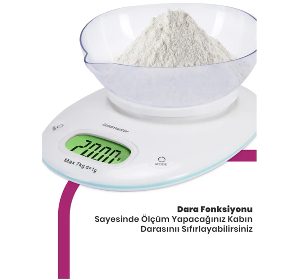 Ölçüm Elektronik Hassas Mutfak Terazisi IN-6121 ürün görseli