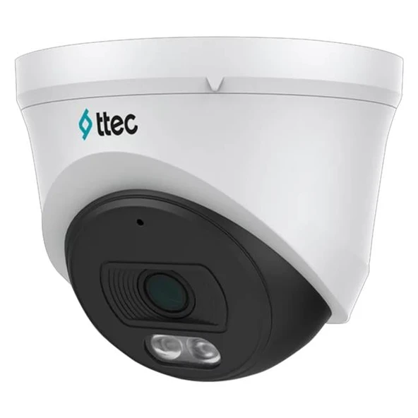 Ttec IPDP-2330M-M-LITE 2MP 2.8mm 30 Metre IR Sensörü Dahili Mikrofonlu H265+ IP67 IP Dome Kamera ürün görseli