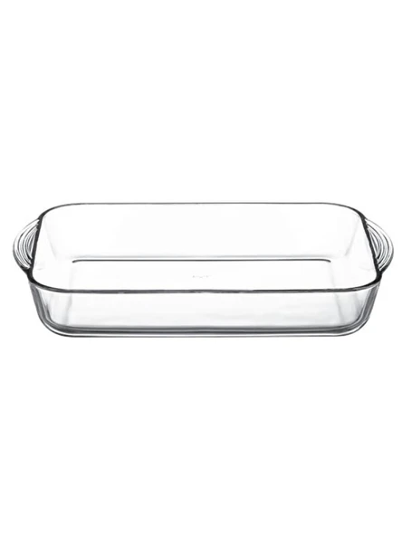 Paşabahçe 59124 Gri Kapaklı Borcam Tepsi 3850 cc 40x25 cm - 2