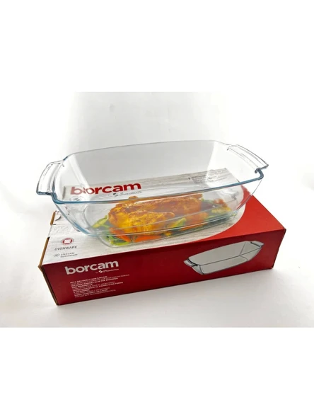 Paşabahçe 590046 Borcam Tepsi 23.3x38x9cm 4420 cc - 3