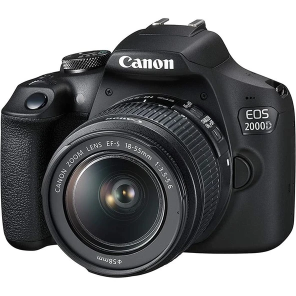 Canon EOS 2000D + 18-55mm + 75-300mm DSLR Fotoğraf Makinesi - 3