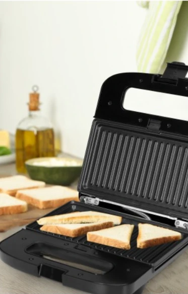 Fast 750 Watt Isınmaya Dayanıklı Mini Tost ve Izgara Makinesi - Resim 4