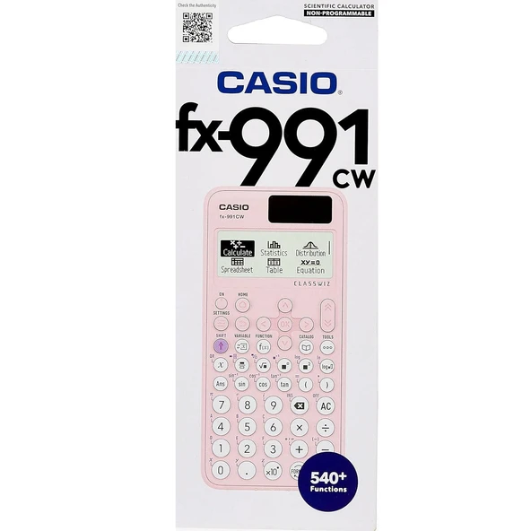 Casio Fx-991CW-PK Classwiz Bilimsel Fonksiyonlu Hesap Makinesi Pembe - Resim 3