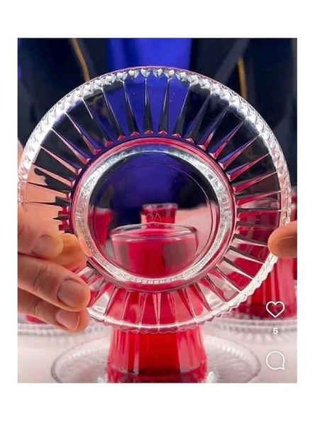 Paşabahçe 54771 Elysia Çay Tabağı 6'lı 13 cm - Resim 2