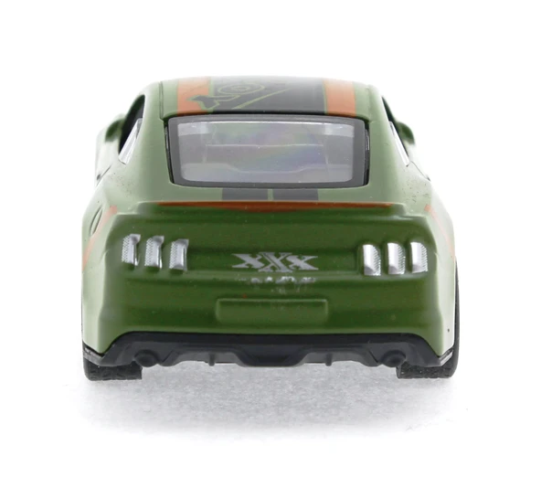 Die Cast Çek Bırak Metal Yeşil Yarış Arabası - 5